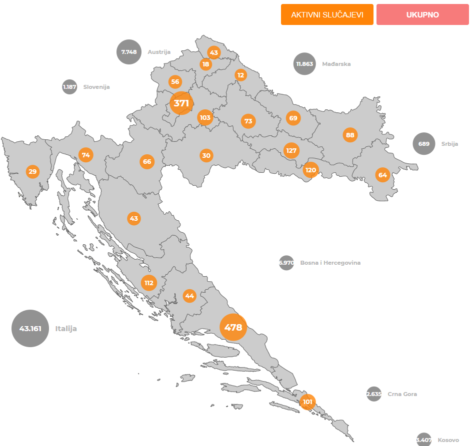 koronavirus.hr (20.9.2020. u 10h)