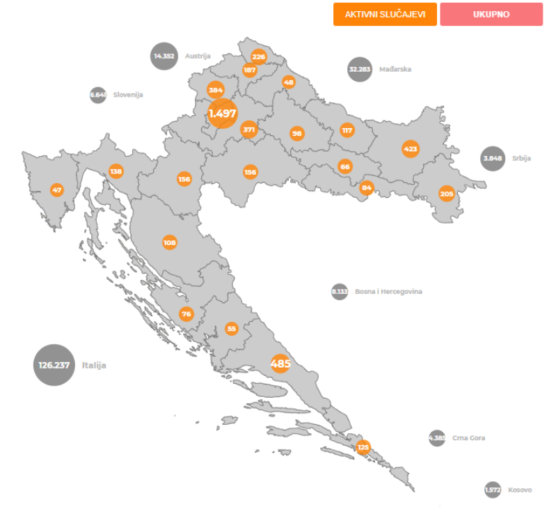 izvor: koronavirus.hr (19.10.2020. u 10h)