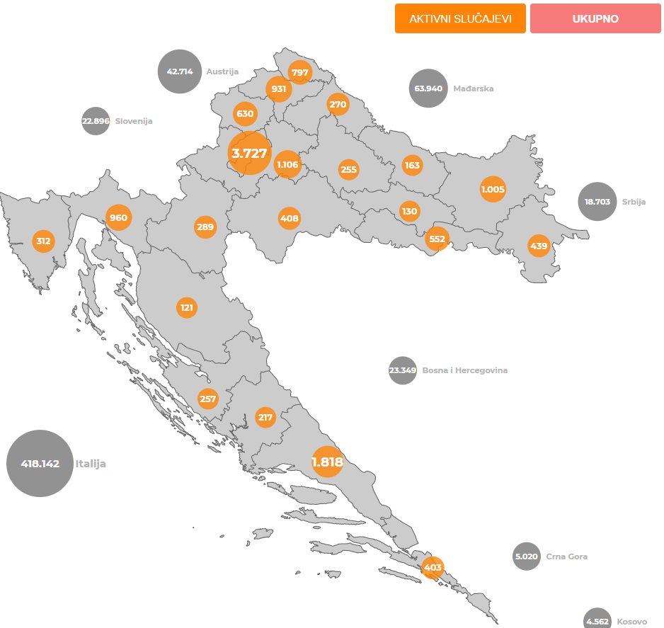 Izvor: koronavirus.hr (4.11.2020. u 10h)