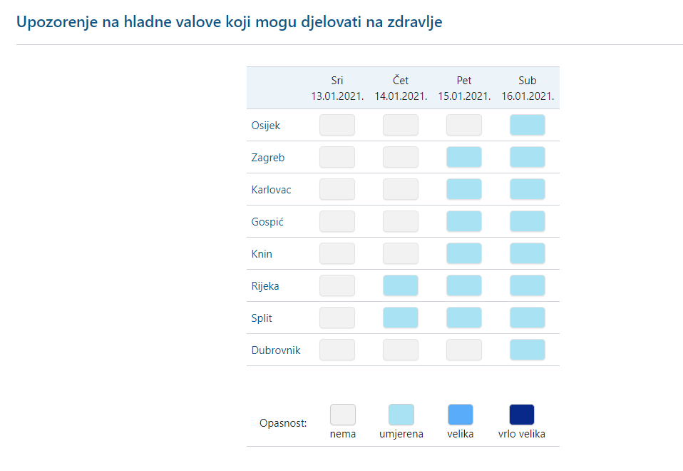 DHMZ_upozorenje za hladni val, 12.1.2021.