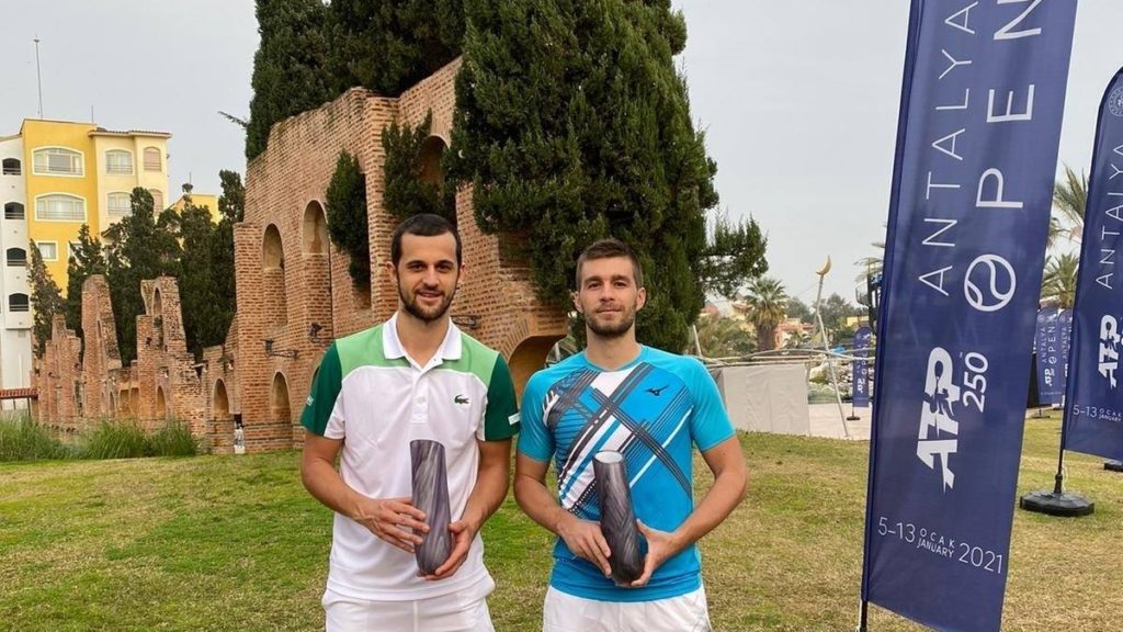 Nikola Mektić i Mate Pavić, pobjednici ATP turnira u Antalyji (12.1.2021.)