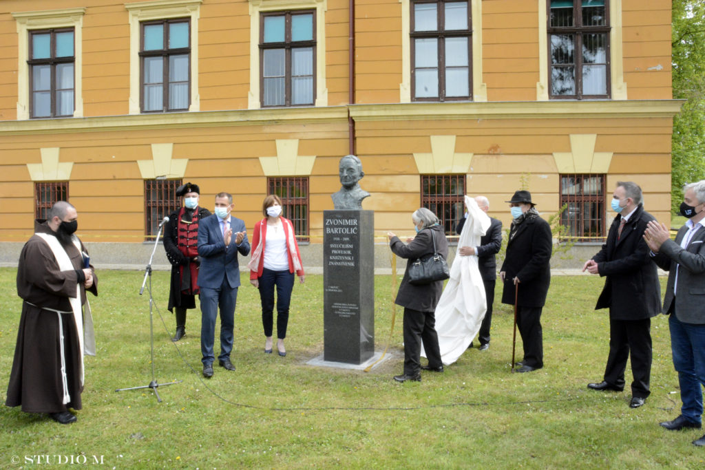 Otkrivanje biste Zvonimiru Bartoliću, Čakovec, 26.4.2021.