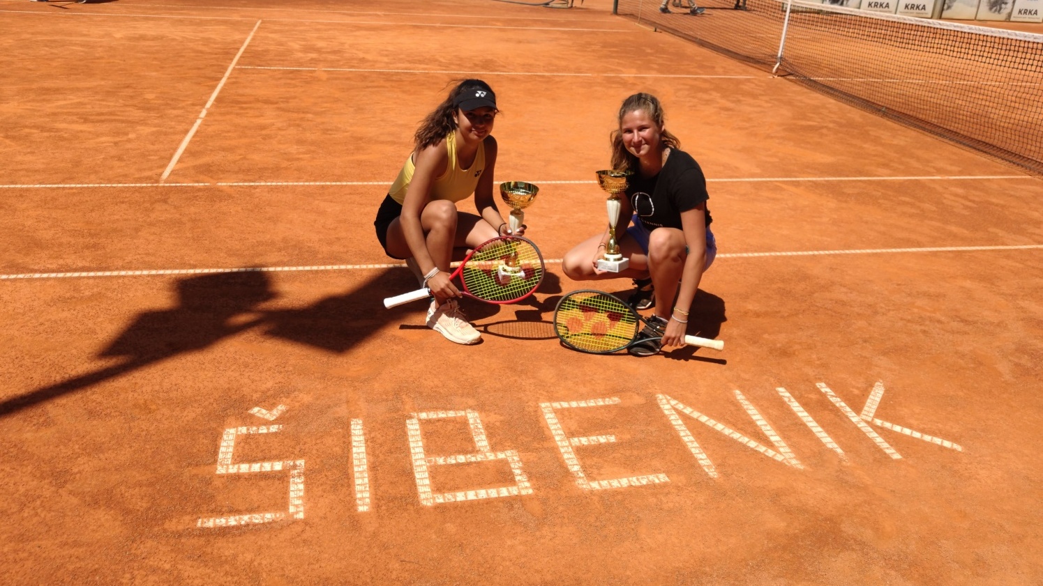 Petra Marčinko, prvi profesionalni naslov, ITF turnir Šibenik, svibanj 2021 / Foto: HTS