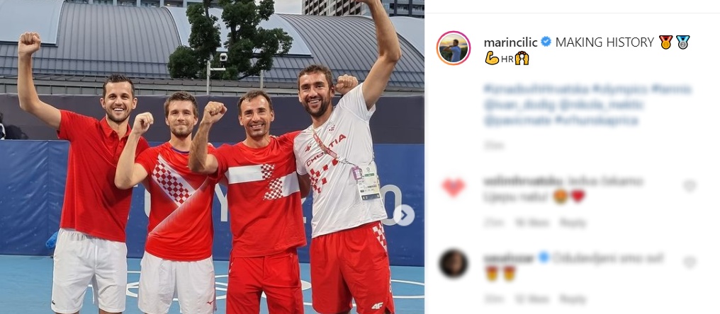 Olimpijske igre Tokio, hrvatski parovi u finalu tueniskog turnira - Mate Pavić/Nikola Mektić - Marin Čilić/Ivan Dodig