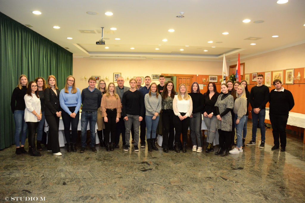 Općina Donji Kraljevec prijem za studente, 29..12.2021.