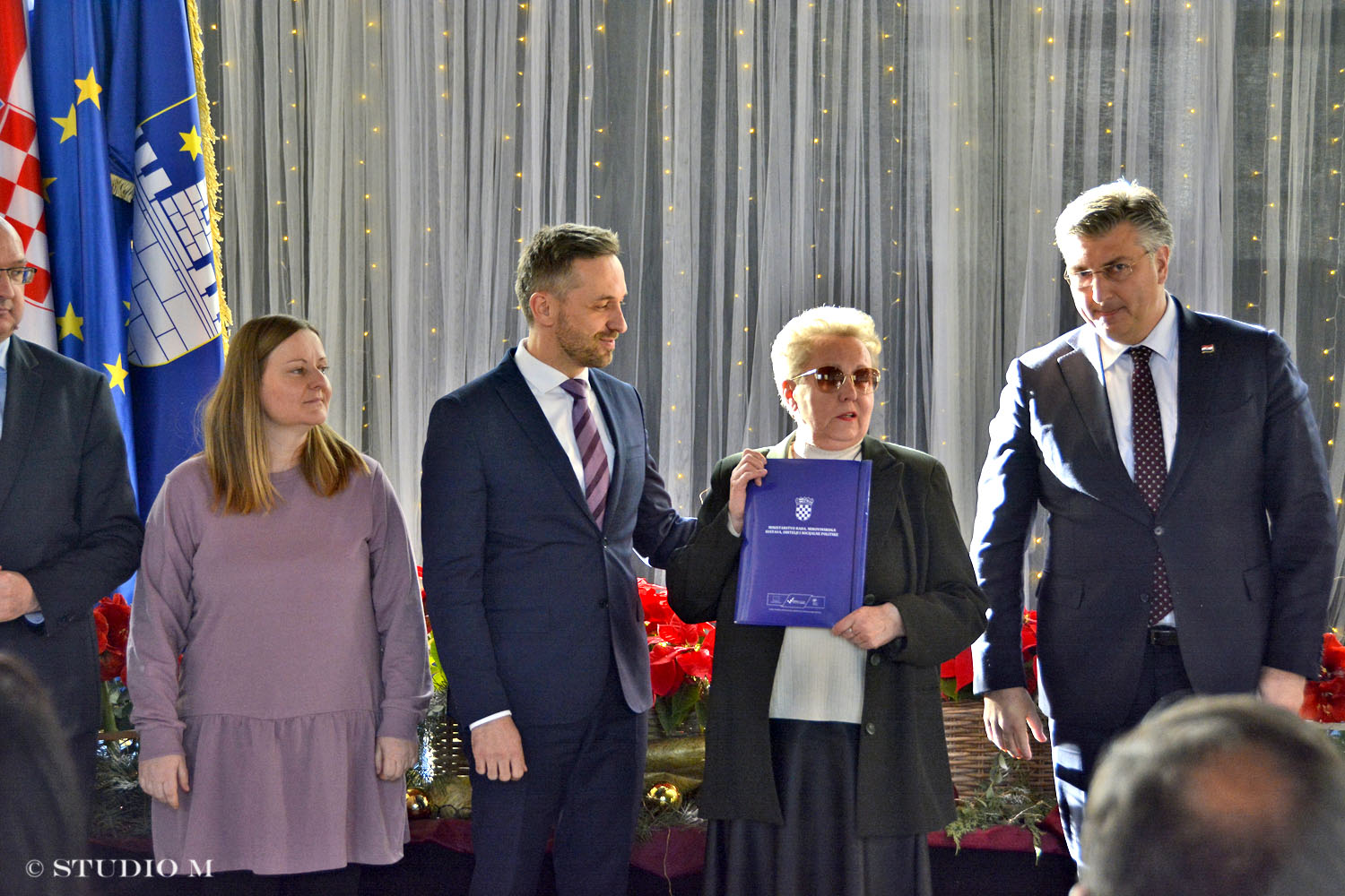 Predsjednik Vlade Andrej Plenković i ministri, radni posjet Međimurskoj županiji i podjela ugovora za sjeverozapadne županije / Metalska jezgra, Čakovec / 27.12.2022.