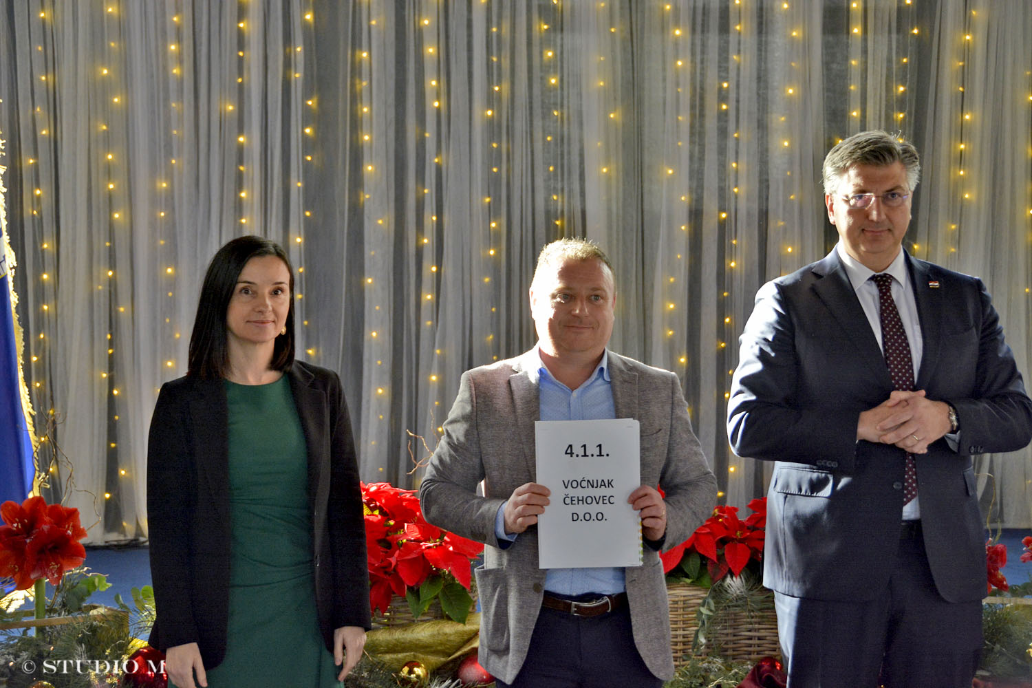 Predsjednik Vlade Andrej Plenković i ministri, radni posjet Međimurskoj županiji i podjela ugovora za sjeverozapadne županije / Metalska jezgra, Čakovec / 27.12.2022.