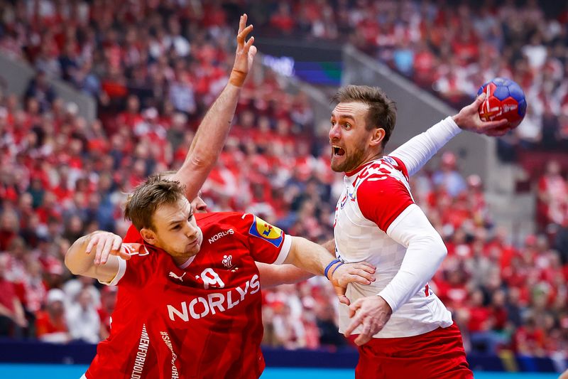 Croatia vs Denmark, IHF 2023 Men's World Championship - POLAND, SWEDEN, Malmo, 19.01.2023, Mandatory Credit © Anze Malovrh / kolektiff