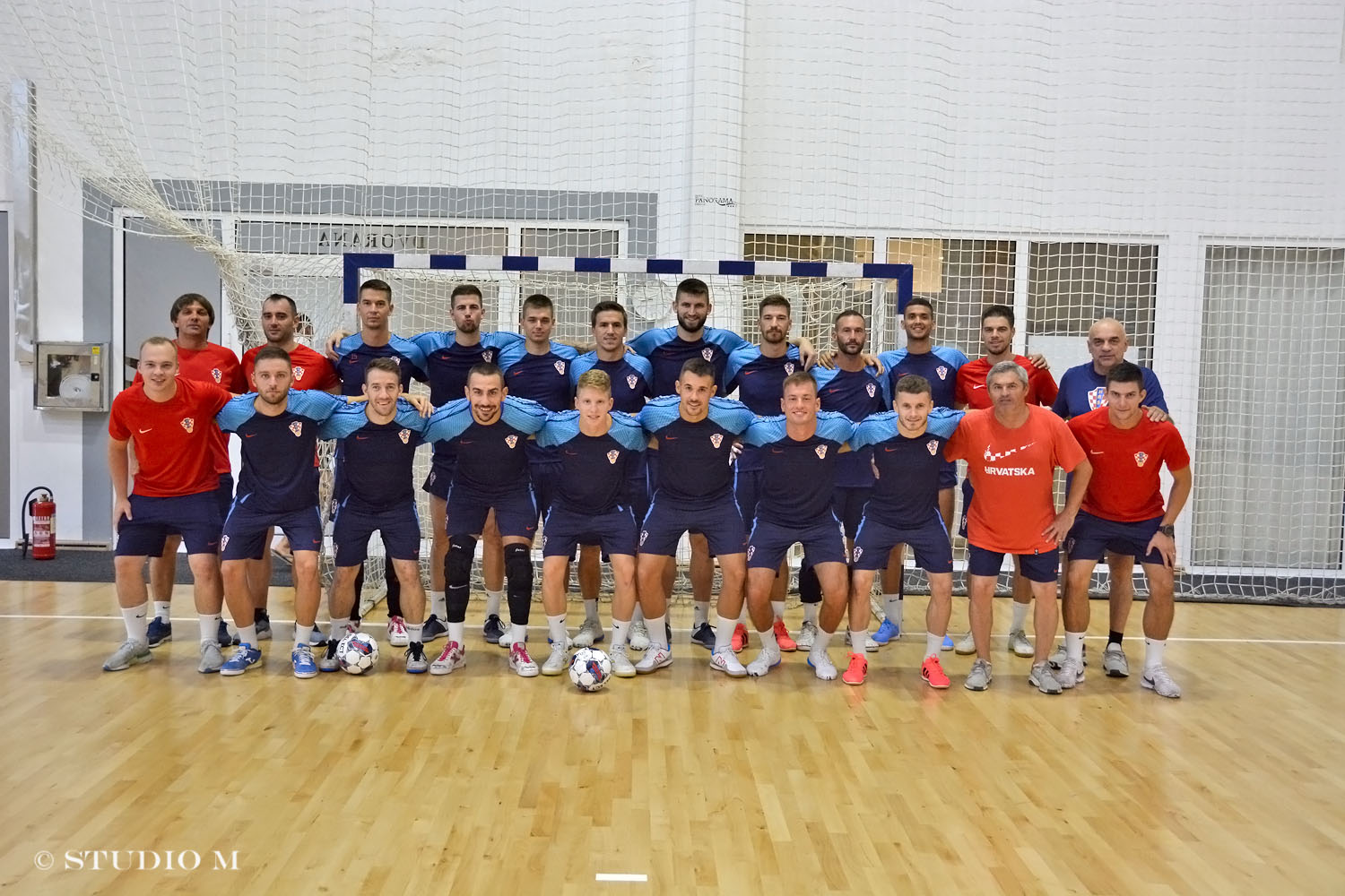 Hrvatska futsalska reprezentacija na pripremama u Prelog 24.8.2023. / Foto: Željka Švenda / Studio M