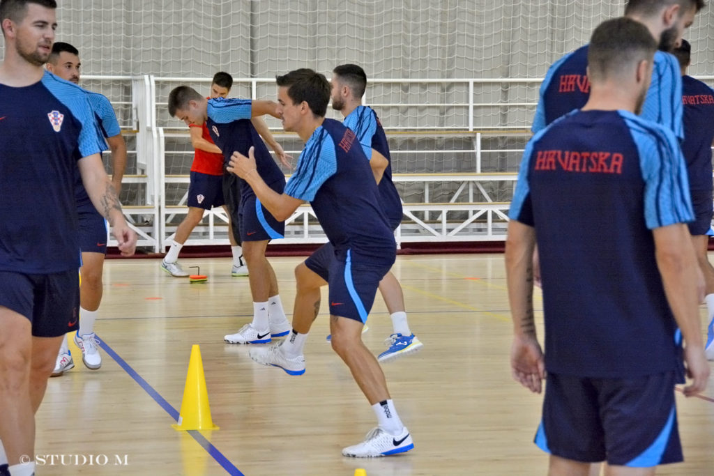 Hrvatska futsalska reprezentacija na pripremama u Prelog 24.8.2023. / Foto: Željka Švenda / Studio M