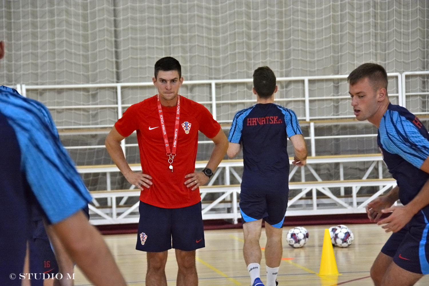 Hrvatska futsalska reprezentacija na pripremama u Prelog 24.8.2023. / Foto: Željka Švenda / Studio M