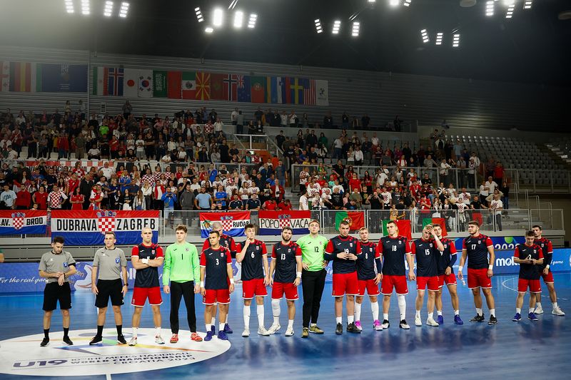 Portugal vs Croatia, 2023 IHF MEN’S JUNIOR (U19) WORLD CHAMPIONSHIP, Varaždin, Croatia, 05.08.2023, Mandatory Credit © IHF / HRS / kolektiff