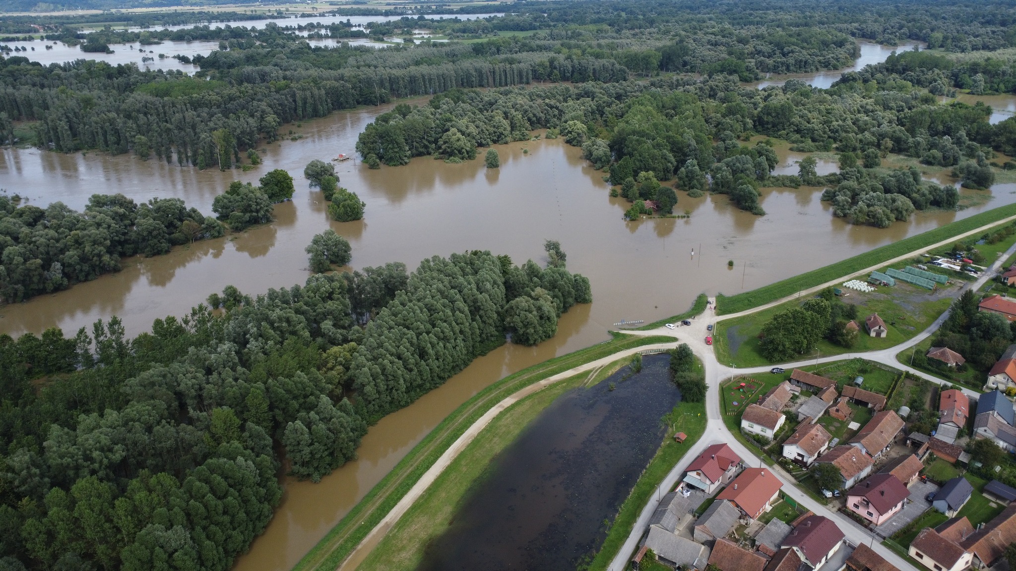 Mura, poplave kolovoz 2023 / Foto: Općina Podturen