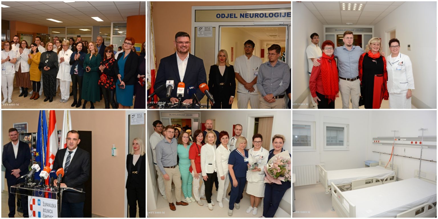 Fotogalerija Otvoren Obnovljen Odjel Neurologije Županijske Bolnice