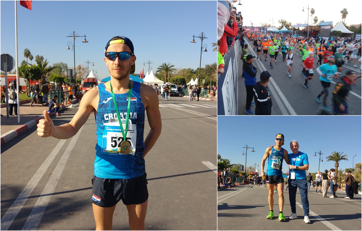 Andrej Hladnik na maratonu u Maroku | Foto: AK Varaždin