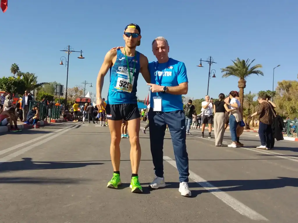 Andrej Hladnik na maratonu u Maroku | Foto: AK Varaždin