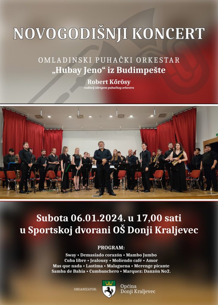 NOVOGODISNJI KONCERT PUHACKI ORKESTAR 2023