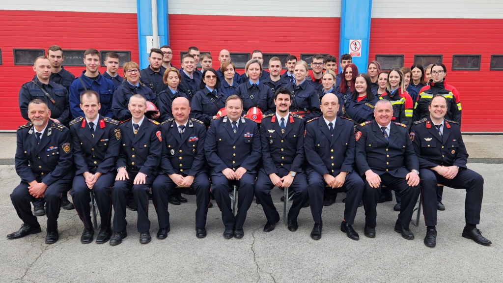 34 nova vatrogasca položila za zvane 'Vatrogasac', 25.2.2024. | Foto: Vatrogasna zajednica Međimurske županije