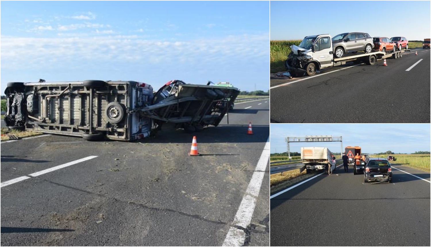 Prometna nesreća na autocesti, 29.7.2024. / Foto: PUM