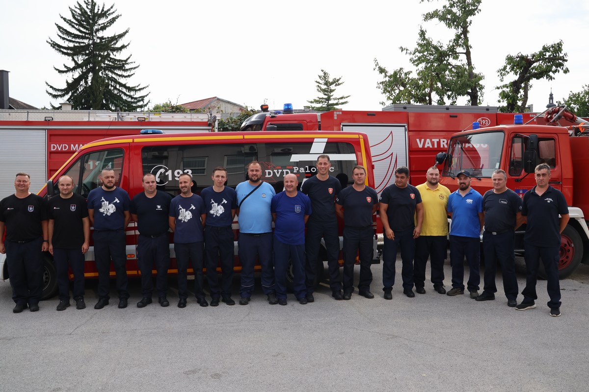 Međimurski vatrogasci, dislokacija požari Dalmacija, 1.8.2024. / Foto: Međimurska županija