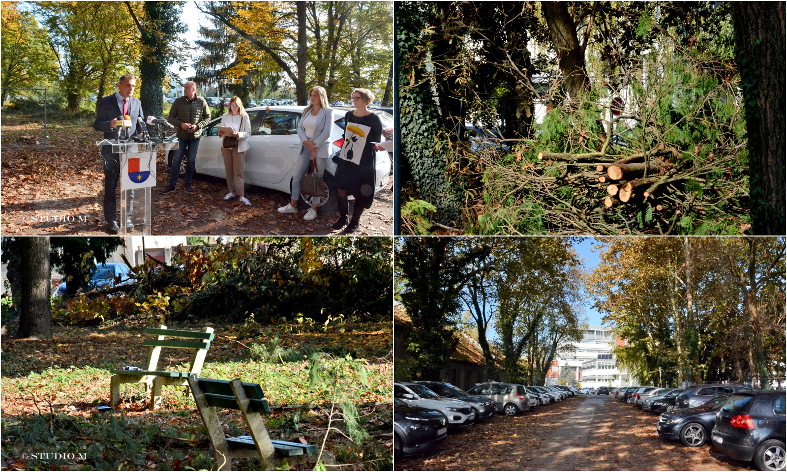 Početak projekta revitalizacije parka u krugu Županijska bolnica Čakovec, Foto: žš/Studio M