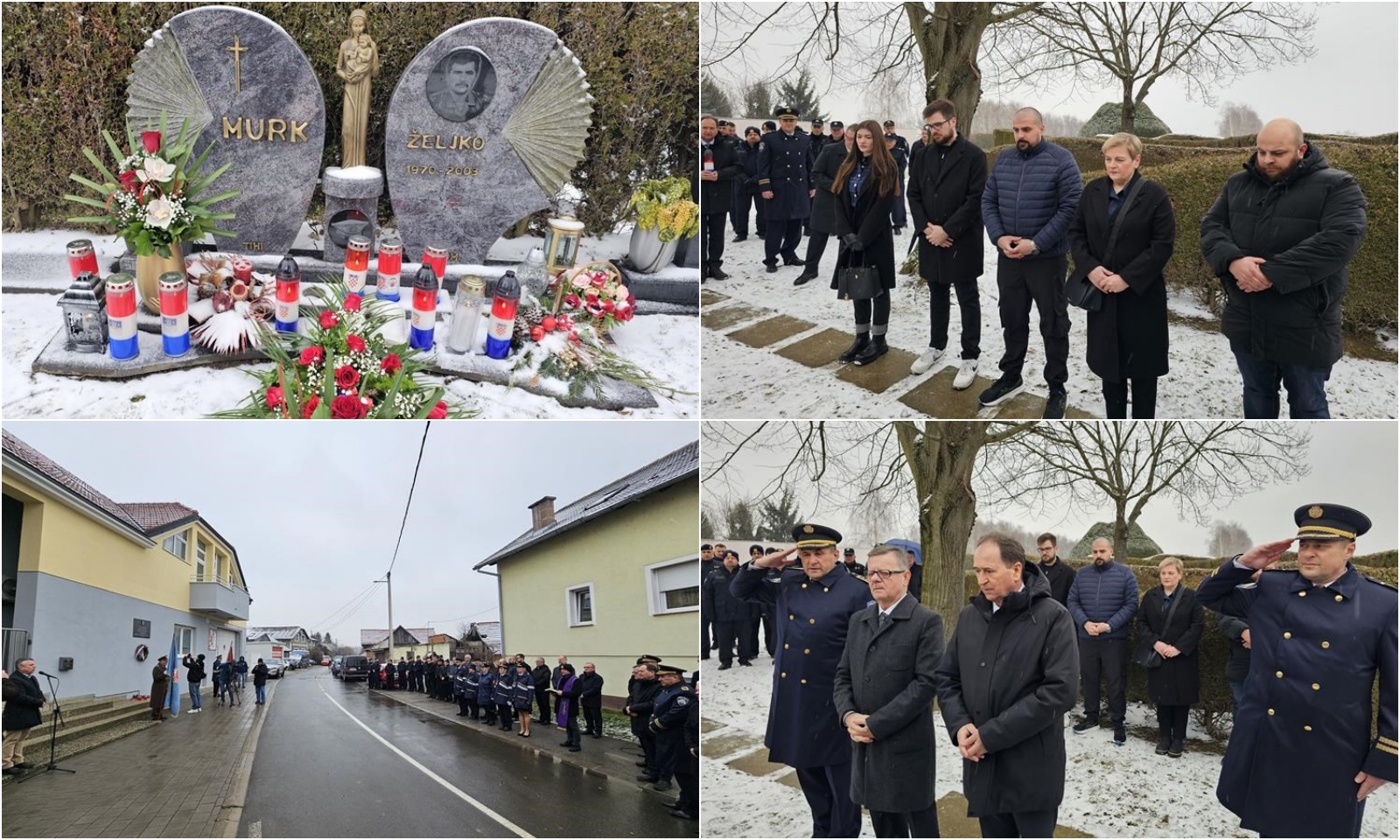 22. obljetnica tragične pogibije Željko Murk, 12.2.2025. / Foto: Policijska uprava međimurska